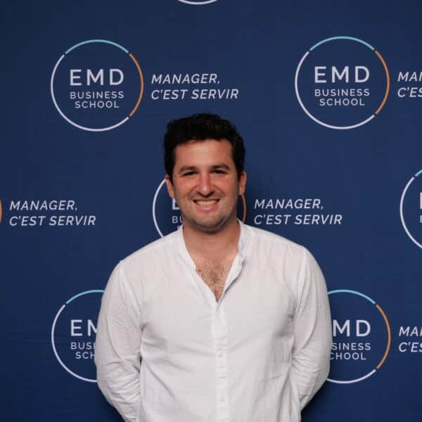 Joseph de Chateauvieux responsable du recrutement et du Job Center de l'EMD